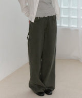 【GIUNON】back belt adjustable denim / バックベルトアジャスタブルデニム