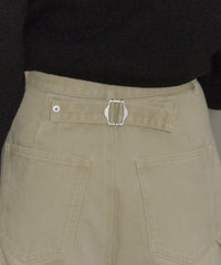 【GIUNON】back belt adjustable denim / バックベルトアジャスタブルデニム