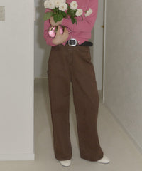【GIUNON】back belt adjustable denim / バックベルトアジャスタブルデニム