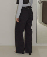 【GIUNON】back belt adjustable denim / バックベルトアジャスタブルデニム