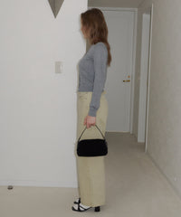 【GIUNON】back belt adjustable denim / バックベルトアジャスタブルデニム