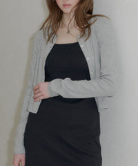 【GIUNON】eyelet scallop soft cardigan / アイレットスカラップソフトカーディガン