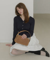 【GIUNON】eyelet scallop soft cardigan / アイレットスカラップソフトカーディガン