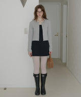 【GIUNON】eyelet scallop soft cardigan / アイレットスカラップソフトカーディガン
