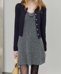 【GIUNON】eyelet scallop soft cardigan / アイレットスカラップソフトカーディガン