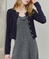 【GIUNON】eyelet scallop soft cardigan / アイレットスカラップソフトカーディガン