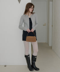 【GIUNON】eyelet scallop soft cardigan / アイレットスカラップソフトカーディガン