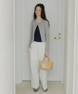 【GIUNON】eyelet scallop soft cardigan / アイレットスカラップソフトカーディガン