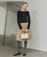 【GIUNON】eyelet scallop soft cardigan / アイレットスカラップソフトカーディガン