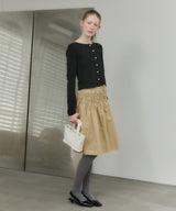 【GIUNON】eyelet scallop soft cardigan / アイレットスカラップソフトカーディガン