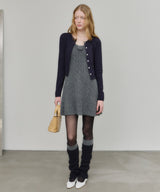 【GIUNON】eyelet scallop soft cardigan / アイレットスカラップソフトカーディガン