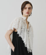 【一部カラー予約】2WAY vintage調モチーフレースつけ衿