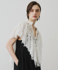 【一部カラー予約】2WAY vintage調モチーフレースつけ衿