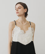 【予約】モチーフレースAラインキャミチュニック