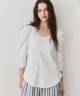 【予約開始待ち】ギャザーパフショートスリーブカットソー