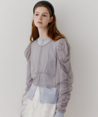 【予約】【J1U by LA BELLE ETUDE】シアーチュールSETカーディガン