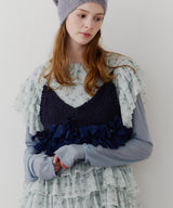 【J1U by LA BELLE ETUDE】メニーリボンニットビスチェ