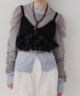 【J1U by LA BELLE ETUDE】メニーリボンニットビスチェ