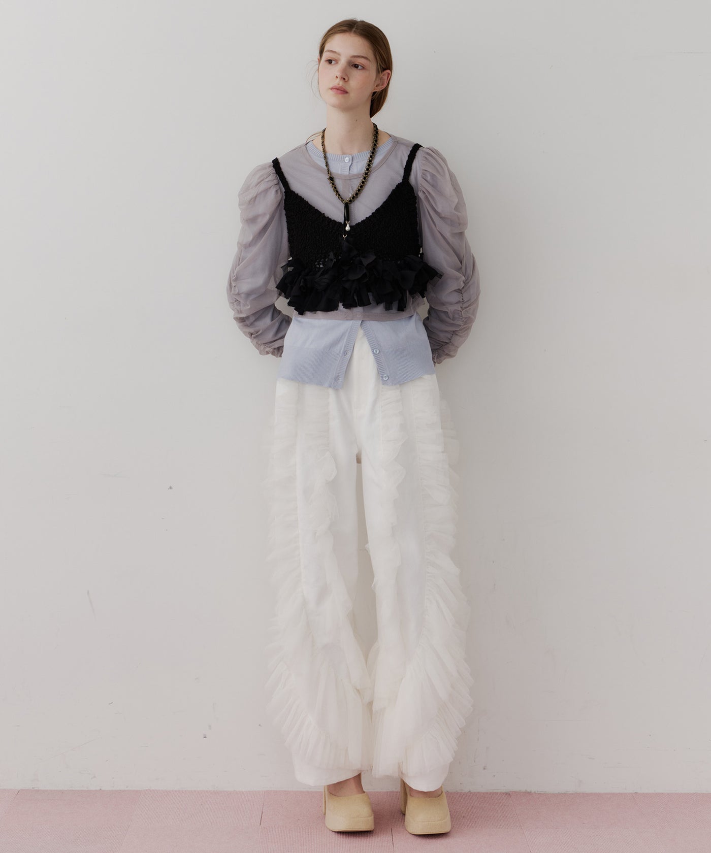 J1U by LA BELLE ETUDE】メニーリボンニットビスチェ – LA BELLE ETUDE