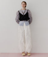 【J1U by LA BELLE ETUDE】メニーリボンニットビスチェ