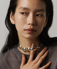 【loni】vintage circle chain choker