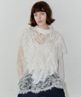 【予約】2WAY vintage調モチーフレースつけ衿