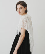 【一部カラー予約】2WAY vintage調モチーフレースつけ衿