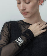 【loni】Leaf Vein Plate Bangle