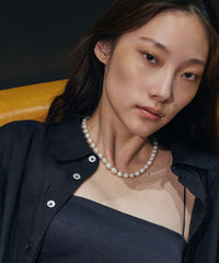【予約】【loni】Metal Mix Pearl Necklace