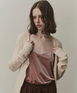 ベロアAラインキャミ