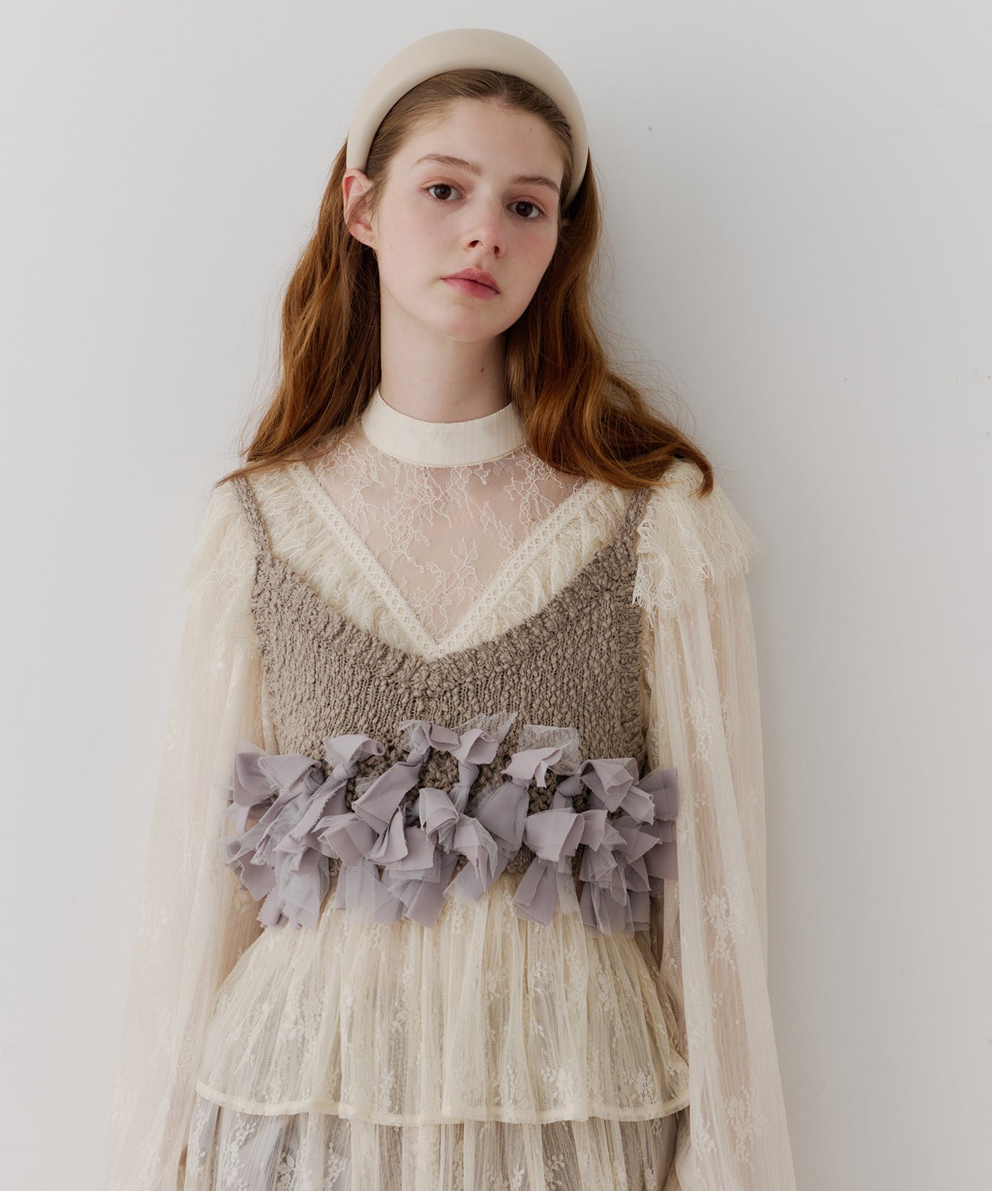 J1U by LA BELLE ETUDE】メニーリボンニットビスチェ – LA BELLE ETUDE