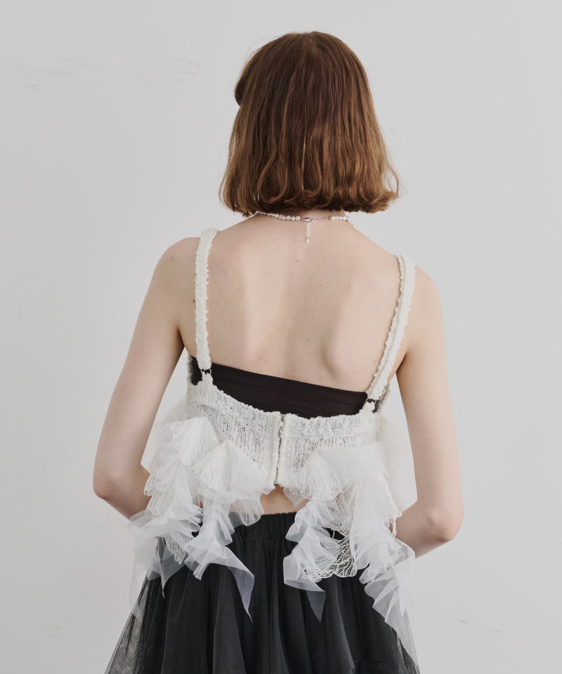 TEN by LA BELLE ETUDE】Lily manyモチーフニットビスチェ – LA BELLE