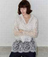 【予約】2WAY vintage調モチーフレースつけ衿