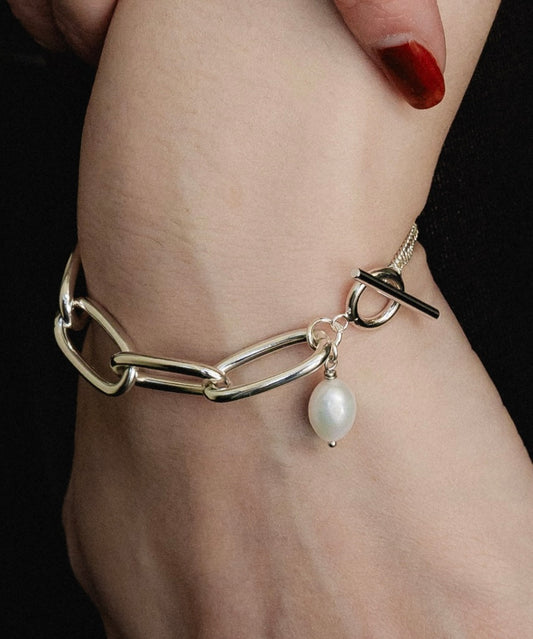 【loni】Nuance Pearl Braclet
