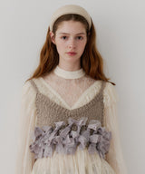 【J1U by LA BELLE ETUDE】メニーリボンニットビスチェ