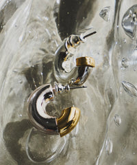 【再入荷予約】【loni】stem asymmetry hoop pierce