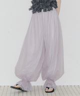 【一部カラー予約】【J1U by LA BELLE ETUDE】裾レースチュールバルーンパンツ