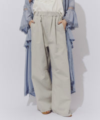 【一部カラー予約】コットンツイルカーブパンツ