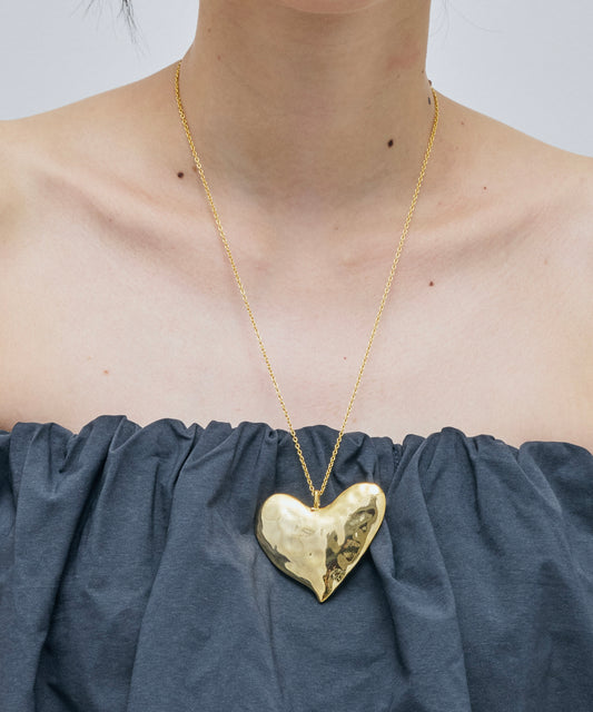 【loni】Big Heart Necklace
