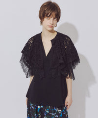 【TEN by LA BELLE ETUDE】モチーフレースカラースキッパートップス