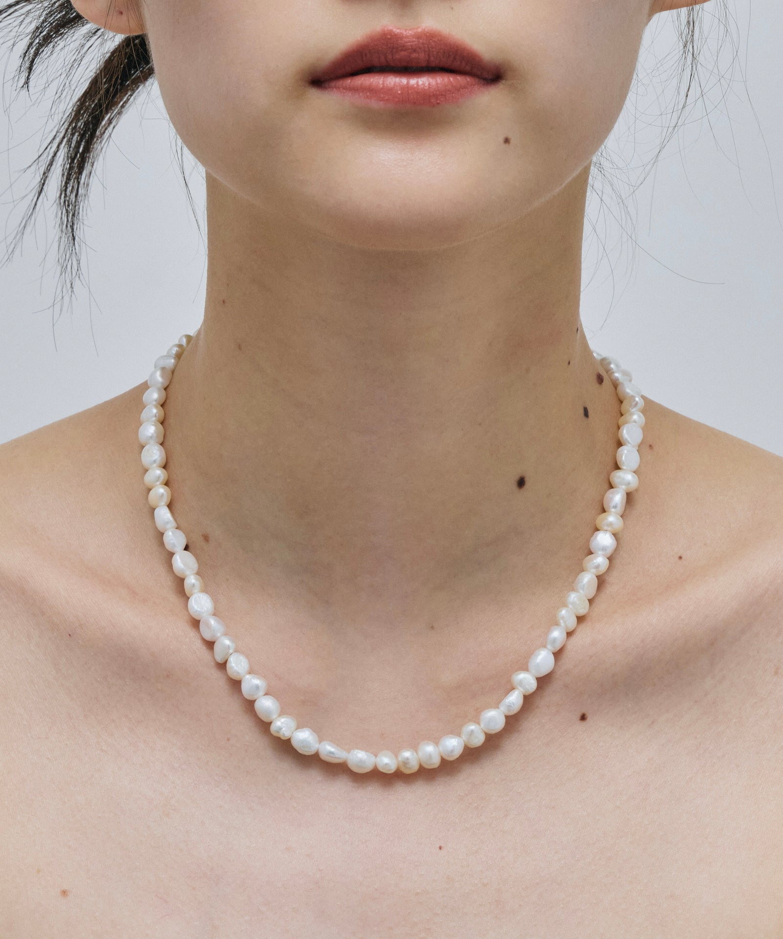loni】Simple Pearl Necklace – LA BELLE ETUDE online store