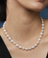 【予約】【loni】Metal Mix Pearl Necklace