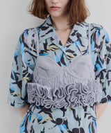 【予約開始待ち】【J1U by LA BELLE ETUDE】ニッティングパターンボリュームフリルニットビスチェⅡ