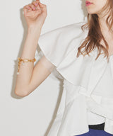 【loni】Link chain pearl brace