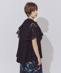 【TEN by LA BELLE ETUDE】モチーフレースカラースキッパートップス