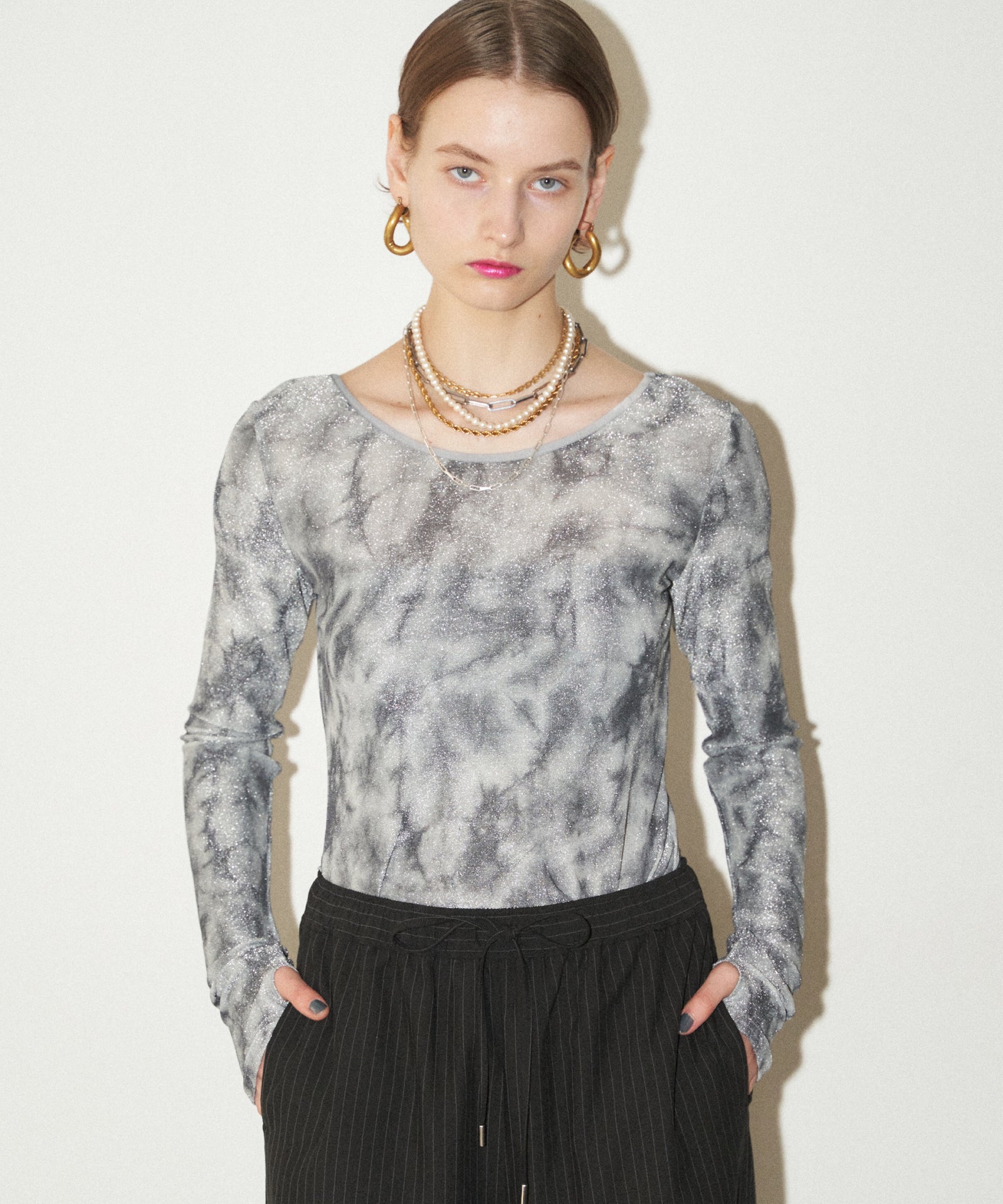 トップス yae 2way lace top／2wayレーストップス（Tシャツ/カットソー）｜yae