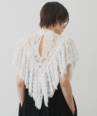 【一部カラー予約】2WAY vintage調モチーフレースつけ衿