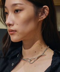 【loni】Ivy Asymmetry Choker/アシンメトリーデザインチョーカー