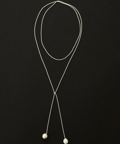 【loni】Silver925 Multi Way Pearl Necklace