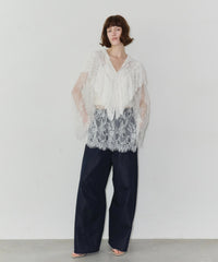 【予約】2WAY vintage調モチーフレースつけ衿